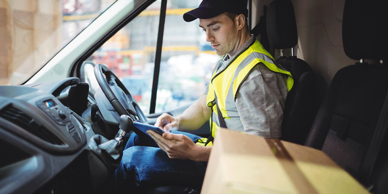Delivery driver vehicle tracking